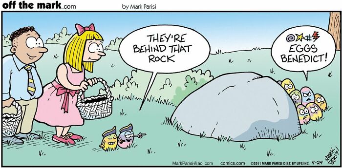 50 Hilarious Easter Comics By Mark Parisi That Prove Eggs Have Way More Drama Than We Thought