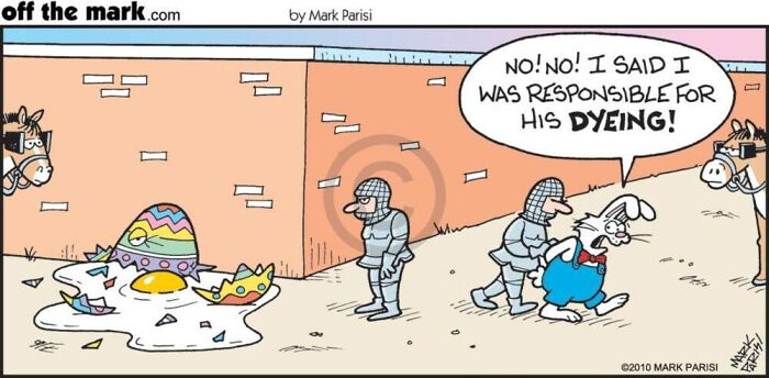 50 Hilarious Easter Comics By Mark Parisi That Prove Eggs Have Way More Drama Than We Thought