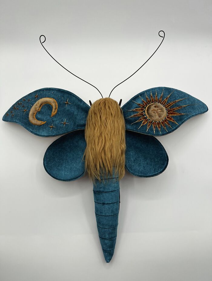 34 Textile Moth Sculptures By Larysa Bernhardt That Look Like They Flew Out Of A Dream