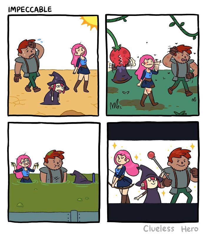 These “Clueless Hero” Comics Perfectly Capture What It Feels Like To Live Inside A Video Game (54 New Pics)