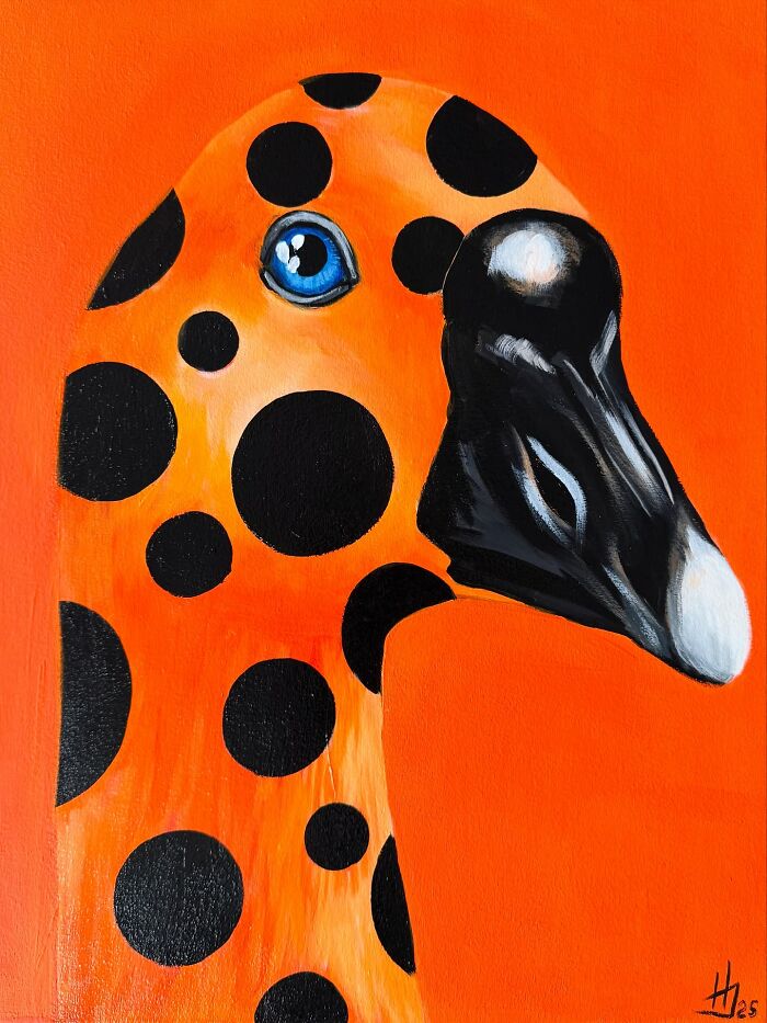 Artist Turns Geese Into Surreal Symbols In These 29 Strikingly Colorful Paintings