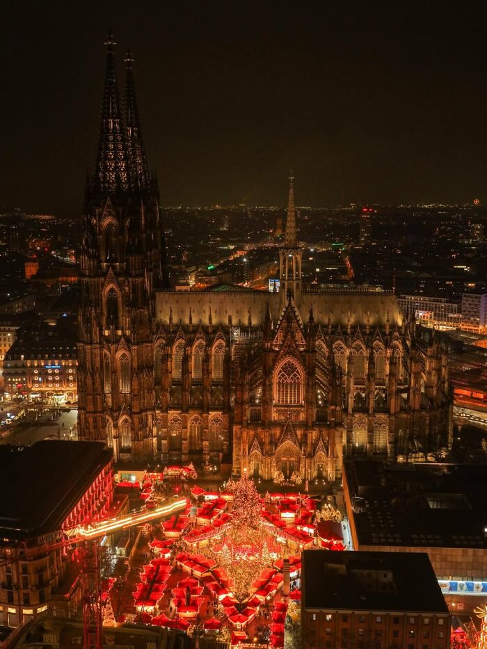 Christmas Market Beside Cologne Cathedral, Germany