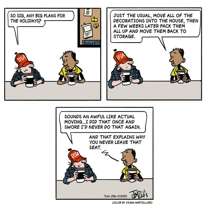 45 Comics By Tom Zilis That Turn Everyday Awkward Moments Into Brilliantly Funny Twists (New Pics)