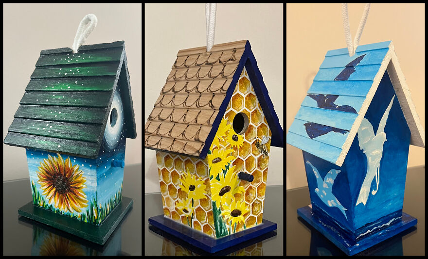 Creative Nests: 24 Artists Transform Birdhouses Into Works Of Art