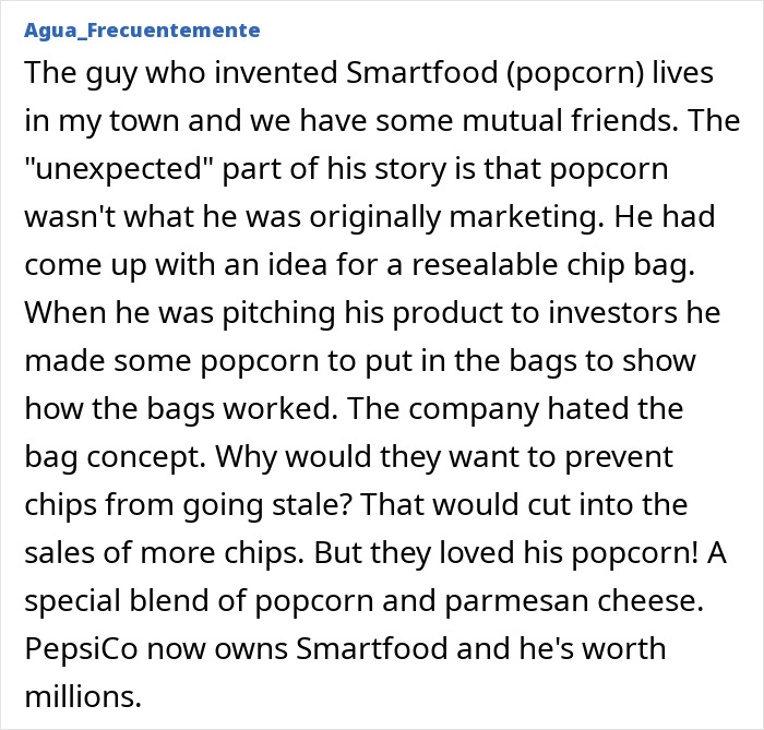Inventor of Smartfood popcorn became millionaire after pitching resealable bag