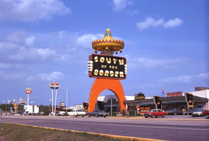 South of the Border roadside attraction on a highway, one of the worst places in the US visited by travelers.