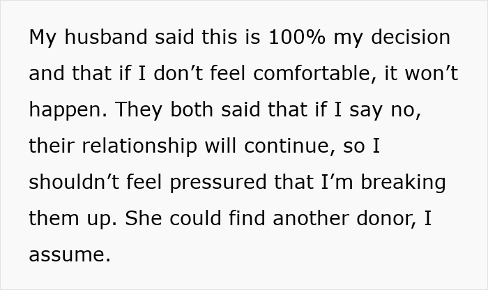 O casamento aberto dá uma guinada selvagem quando a namorada do marido pede um bebê, a esposa lhe dá um ultimato