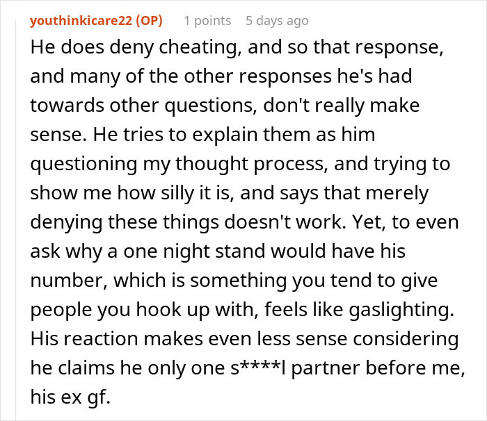 Uma postagem no Reddit de uma esposa se perguntando sobre o comportamento estranho de seu marido e um possível filho secreto.