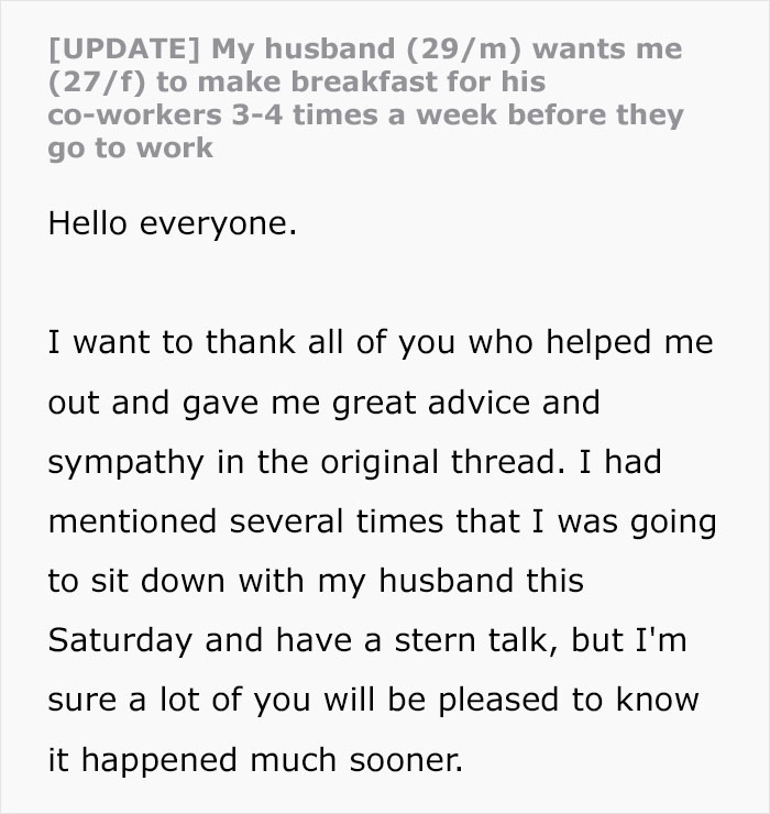 Marido explode com a esposa quando ela o confronta sobre ter que preparar o café da manhã para seus colegas