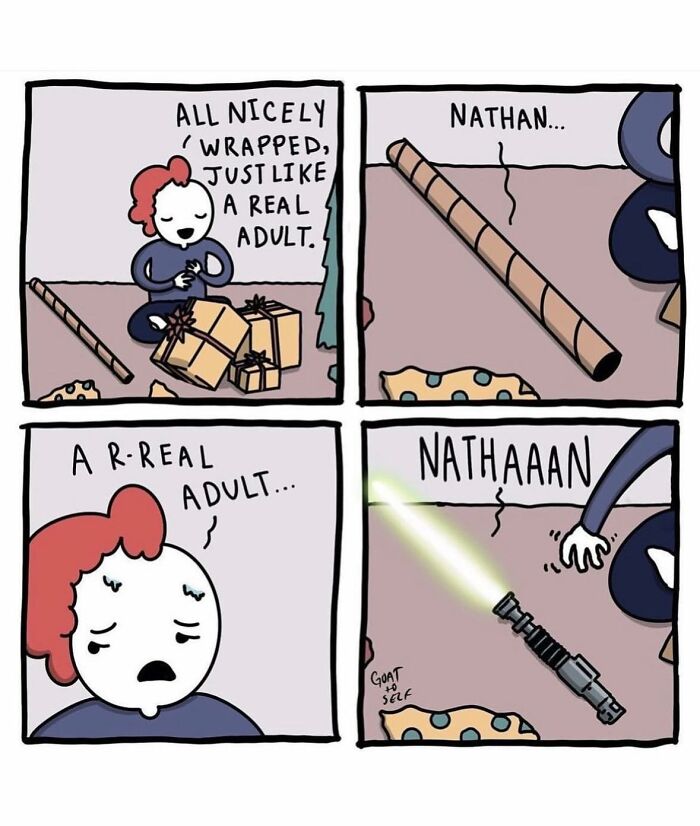 30 Absurd And Brilliant “Goat To Self” Comics By Cameron Spires That Take Humor To Unexpected Extremes (New Pics)