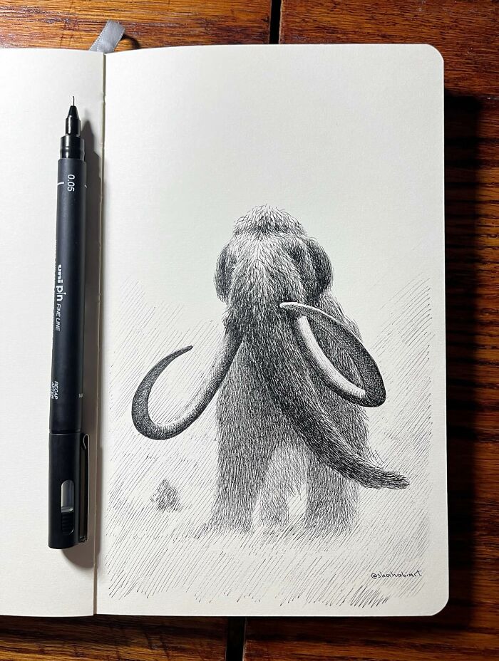 This Artist Turns A Simple Sketchbook Into A Window Of Imagination And Quiet Reflection (40 Pics)