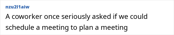 A white text box shows a coworker asking to plan a meeting, a moment that left the office in shock.