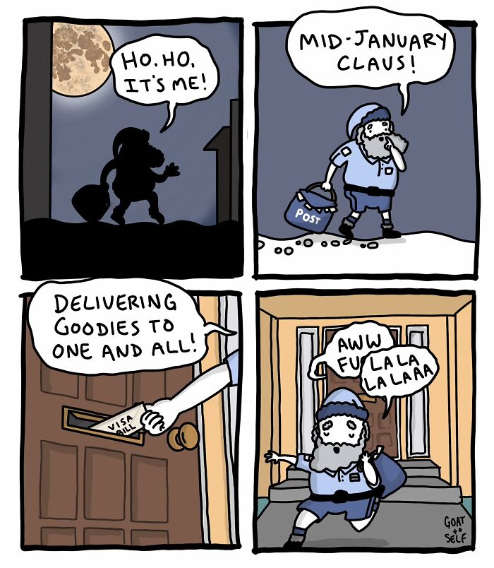 30 Absurd And Brilliant “Goat To Self” Comics By Cameron Spires That Take Humor To Unexpected Extremes (New Pics)