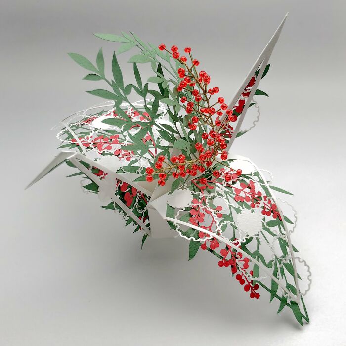 This Artist Transforms Paper Into Poetry With Thousands Of Delicate Origami Cranes