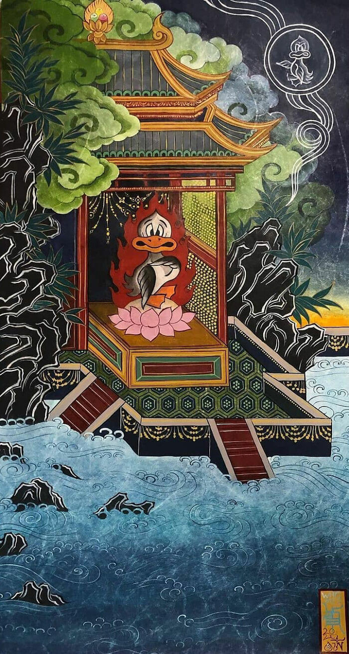 This Page Shared 62 Paintings By Tattoo Artists That Prove Their Talent Goes Far Beyond Skin