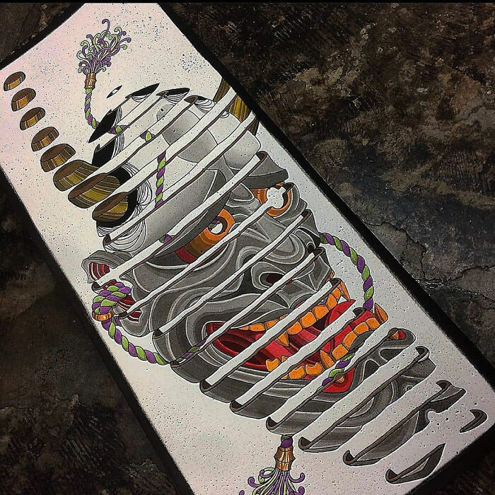 This Page Shared 62 Paintings By Tattoo Artists That Prove Their Talent Goes Far Beyond Skin