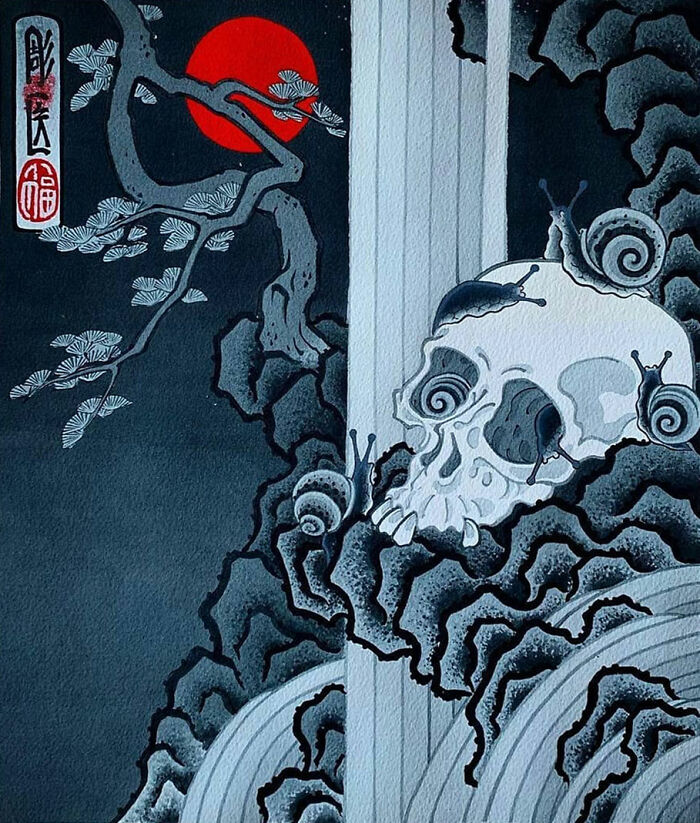 This Page Shared 62 Paintings By Tattoo Artists That Prove Their Talent Goes Far Beyond Skin