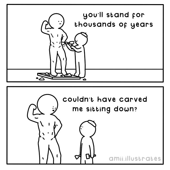 These Absurd Comics By Amii James Turn Everyday Thoughts Into Unexpected Laughs (30 New Pics)