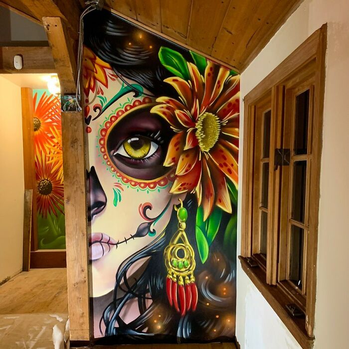 50 Vibrant Murals By ‘The Color Wizard’ That Brighten Walls Across New England