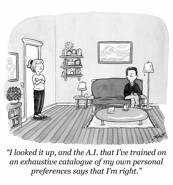 63 Brilliant One-Panel Comics By Tom Toro That Are Funny, Smart, And Slightly Uncomfortable (New Pics)