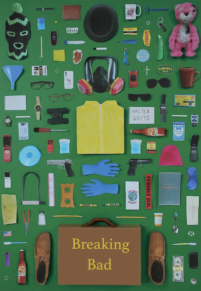 This Artist’s Posters Boil Down 23 Famous Movies And TV Shows To Their Most Iconic Props