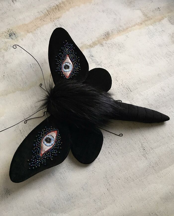 34 Textile Moth Sculptures By Larysa Bernhardt That Look Like They Flew Out Of A Dream