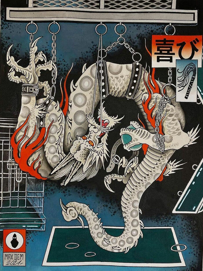 This Page Shared 62 Paintings By Tattoo Artists That Prove Their Talent Goes Far Beyond Skin