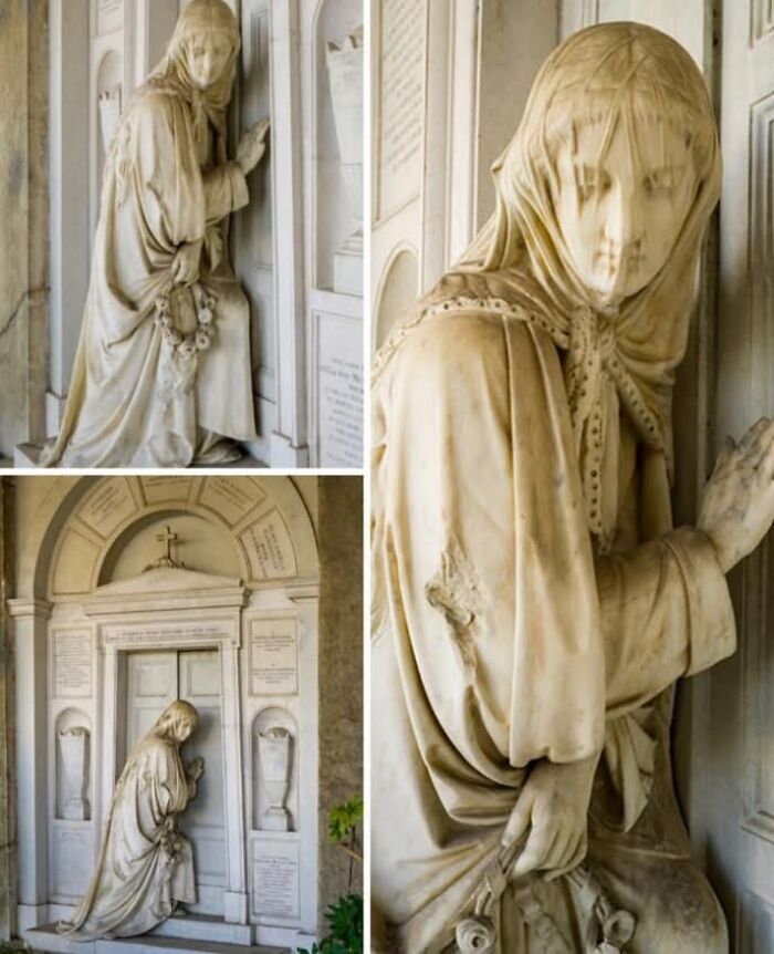 The Veiled Marble Sculpture