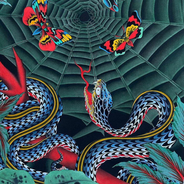 This Page Shared 62 Paintings By Tattoo Artists That Prove Their Talent Goes Far Beyond Skin