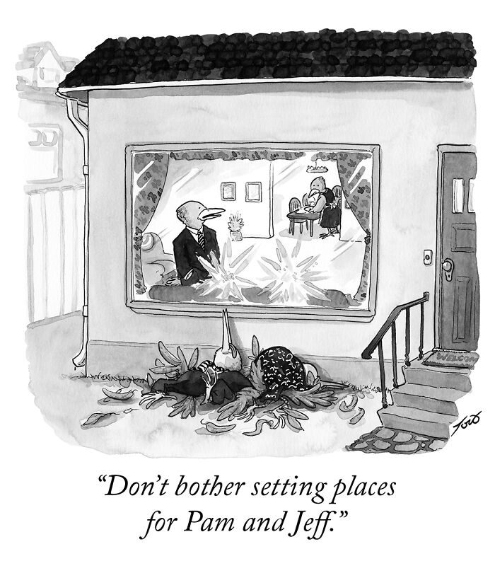 63 Brilliant One-Panel Comics By Tom Toro That Are Funny, Smart, And Slightly Uncomfortable (New Pics)