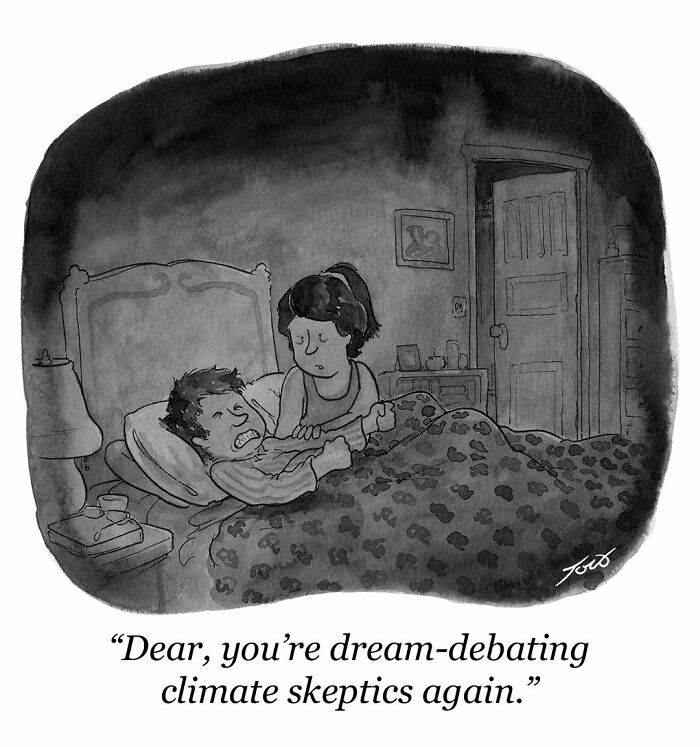 63 Brilliant One-Panel Comics By Tom Toro That Are Funny, Smart, And Slightly Uncomfortable (New Pics)