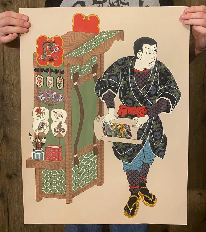 This Page Shared 62 Paintings By Tattoo Artists That Prove Their Talent Goes Far Beyond Skin