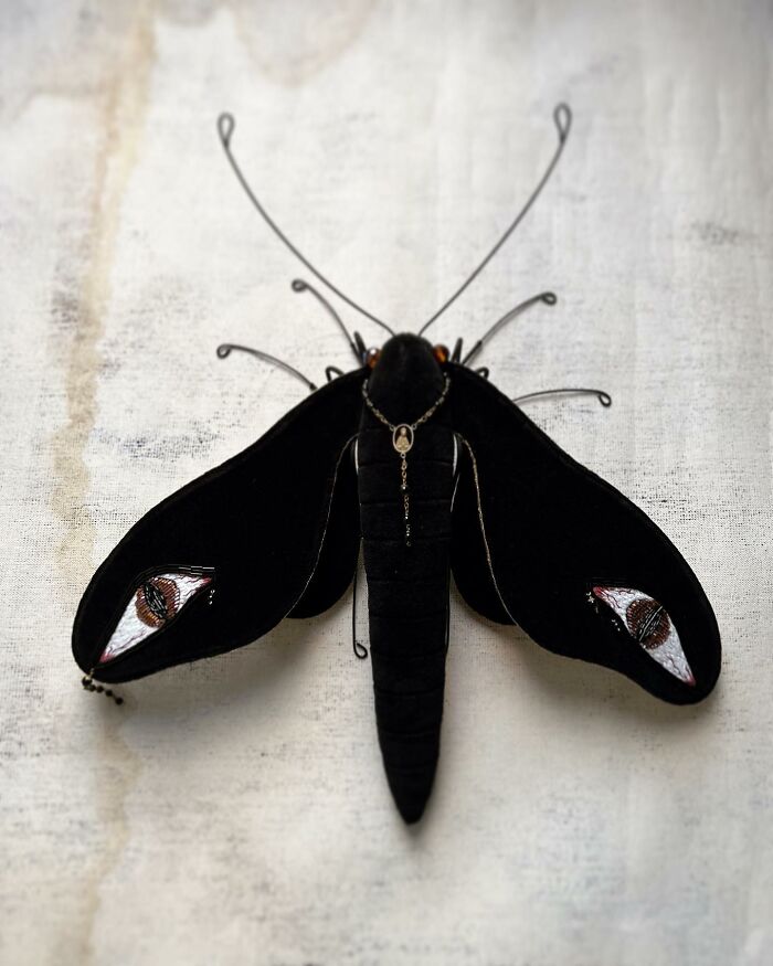34 Textile Moth Sculptures By Larysa Bernhardt That Look Like They Flew Out Of A Dream