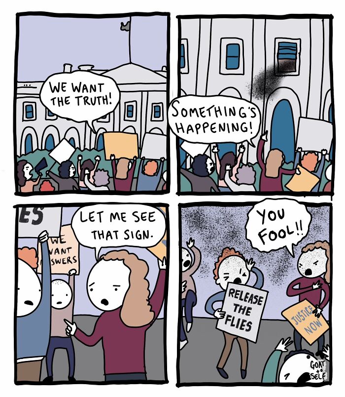 30 Absurd And Brilliant “Goat To Self” Comics By Cameron Spires That Take Humor To Unexpected Extremes (New Pics)