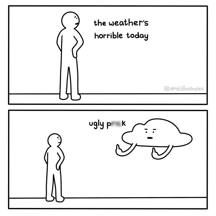 These Absurd Comics By Amii James Turn Everyday Thoughts Into Unexpected Laughs (30 New Pics)