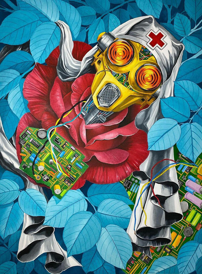 This Page Shared 62 Paintings By Tattoo Artists That Prove Their Talent Goes Far Beyond Skin