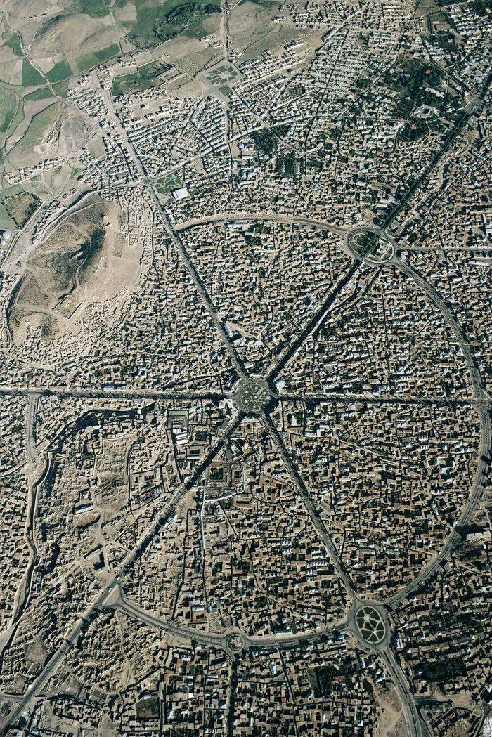 Aerial Perspective Of Hamadan In Western Iran