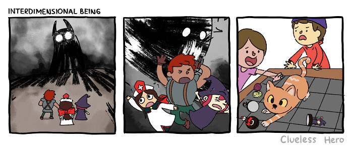 These “Clueless Hero” Comics Perfectly Capture What It Feels Like To Live Inside A Video Game (54 New Pics)