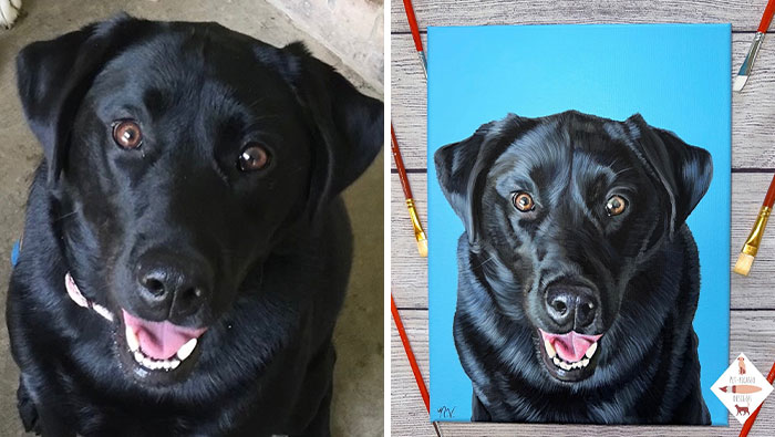 This Artist Paints Incredibly Detailed Pet Portraits That Owners Can Treasure Forever (33 Pics)