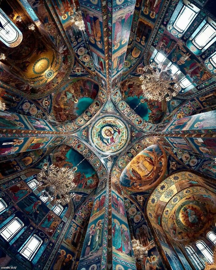 Church Of The Savior On Spilled Blood, Saint Petersburg, Russia