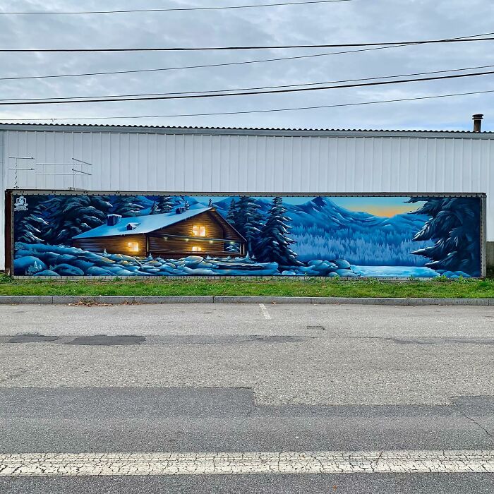 50 Vibrant Murals By ‘The Color Wizard’ That Brighten Walls Across New England