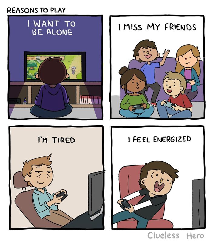 These “Clueless Hero” Comics Perfectly Capture What It Feels Like To Live Inside A Video Game (54 New Pics)