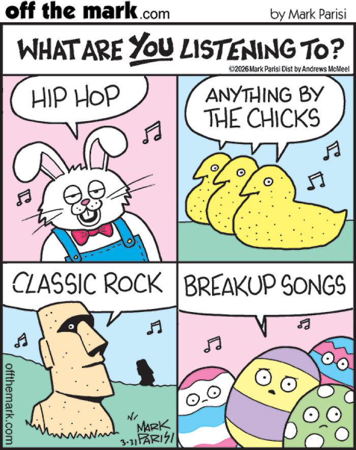 50 Hilarious Easter Comics By Mark Parisi That Prove Eggs Have Way More Drama Than We Thought