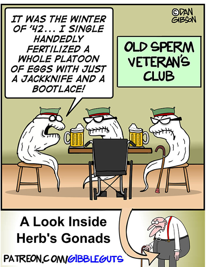 These Hilarious One-Panel Comics By Dan Gibson Prove Growing Old Is Anything But Boring (40 New Pics)