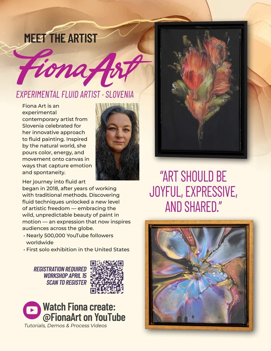 So Satisfying! Feathery Acrylic Pour With Stunning Details 🌊 So Satisfying! Feathery Acrylic Pour With Stunning Details 🌊