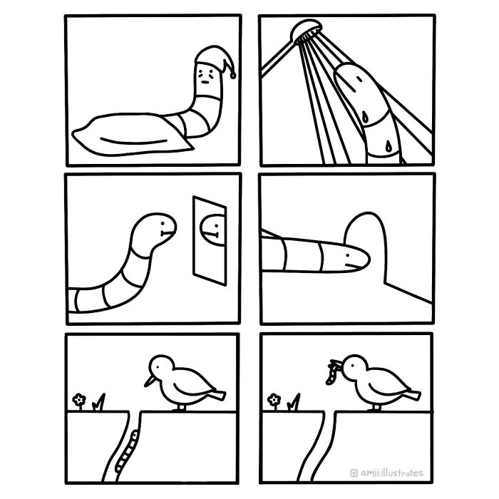 These Absurd Comics By Amii James Turn Everyday Thoughts Into Unexpected Laughs (30 New Pics)