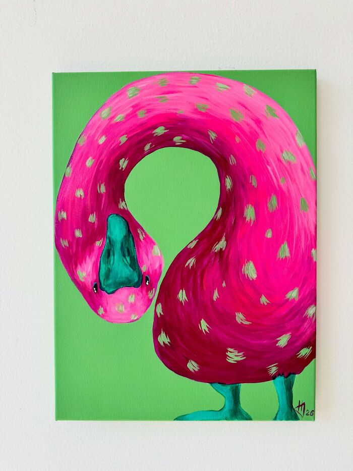 Artist Turns Geese Into Surreal Symbols In These 29 Strikingly Colorful Paintings