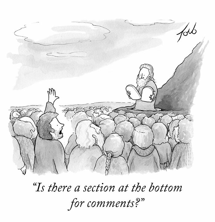 63 Brilliant One-Panel Comics By Tom Toro That Are Funny, Smart, And Slightly Uncomfortable (New Pics)