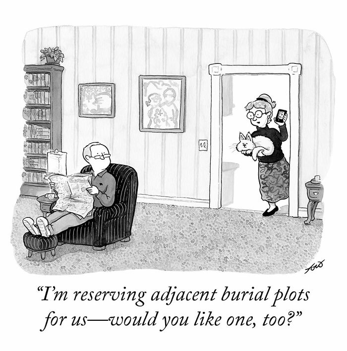 63 Brilliant One-Panel Comics By Tom Toro That Are Funny, Smart, And Slightly Uncomfortable (New Pics)