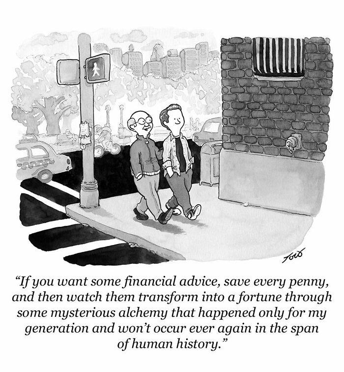 63 Brilliant One-Panel Comics By Tom Toro That Are Funny, Smart, And Slightly Uncomfortable (New Pics)